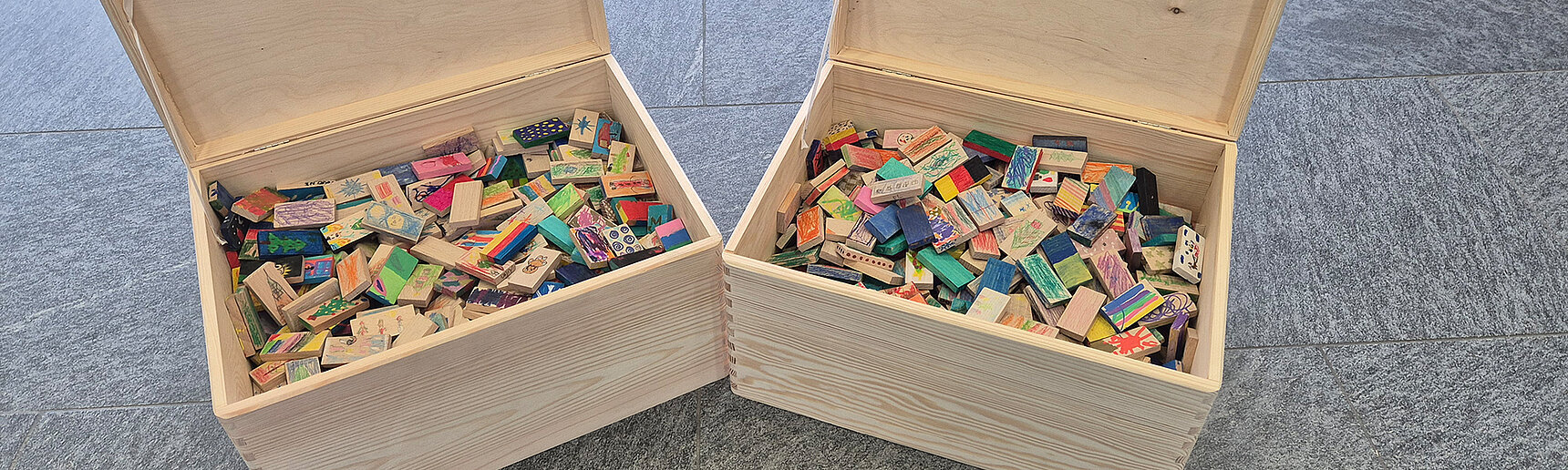 Domino Day bei den Stadtwerken Sindelfingen