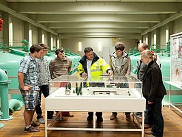 Führung Schulklasse durch das Wasserwerk
